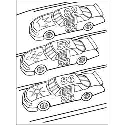 Race car (Transportation) coloring page #183262 to print and color