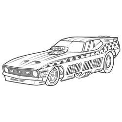 Race car (Transportation) coloring page #183263 to print and color