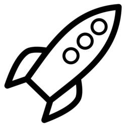 Coloring page: Rocket (Transportation) #140049 - Printable coloring pages