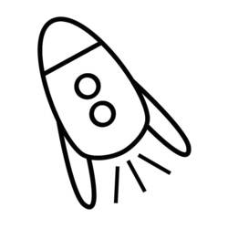 Coloring page: Rocket (Transportation) #140063 - Free Printable Coloring Pages