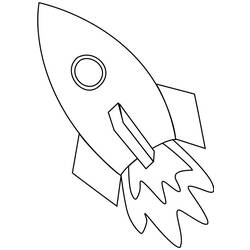 Coloring page: Rocket (Transportation) #140072 - Printable coloring pages