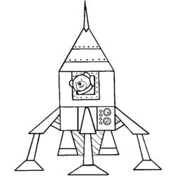 Coloring page: Rocket (Transportation) #140074 - Free Printable Coloring Pages