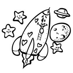 Coloring page: Rocket (Transportation) #140091 - Free Printable Coloring Pages