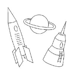 Coloring page: Rocket (Transportation) #140106 - Free Printable Coloring Pages