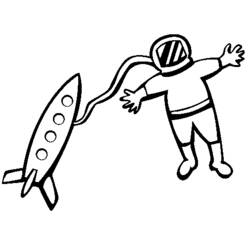 Coloring page: Rocket (Transportation) #140107 - Free Printable Coloring Pages