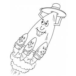 Coloring page: Rocket (Transportation) #140113 - Free Printable Coloring Pages