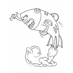 Coloring page: Rocket (Transportation) #140137 - Free Printable Coloring Pages