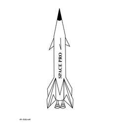 Coloring page: Rocket (Transportation) #140162 - Free Printable Coloring Pages