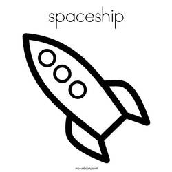 Coloring page: Rocket (Transportation) #140180 - Printable coloring pages