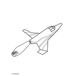 Coloring page: Rocket (Transportation) #140182 - Free Printable Coloring Pages