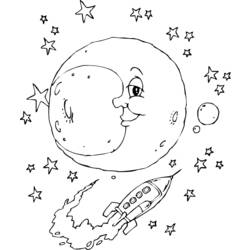 Coloring page: Rocket (Transportation) #140210 - Free Printable Coloring Pages