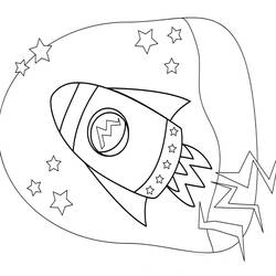 Coloring page: Rocket (Transportation) #140236 - Free Printable Coloring Pages