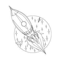 Coloring page: Rocket (Transportation) #140258 - Free Printable Coloring Pages