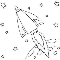 Coloring page: Rocket (Transportation) #140261 - Free Printable Coloring Pages