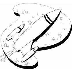 Coloring page: Rocket (Transportation) #140279 - Free Printable Coloring Pages