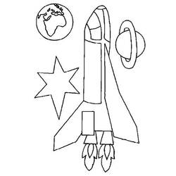 Coloring page: Rocket (Transportation) #140282 - Free Printable Coloring Pages