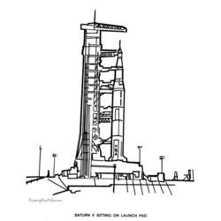 Coloring page: Rocket (Transportation) #140285 - Free Printable Coloring Pages