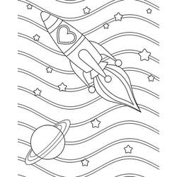 Coloring page: Rocket (Transportation) #140296 - Free Printable Coloring Pages
