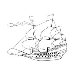 Coloring page: Sailboat (Transportation) #143581 - Free Printable Coloring Pages