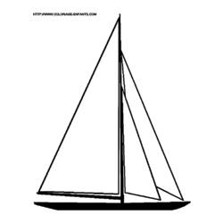 Coloring page: Sailboat (Transportation) #143586 - Free Printable Coloring Pages