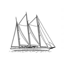 Coloring page: Sailboat (Transportation) #143591 - Free Printable Coloring Pages