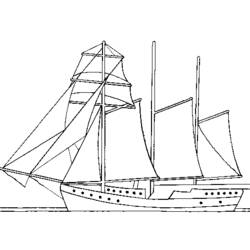 Coloring page: Sailboat (Transportation) #143594 - Free Printable Coloring Pages