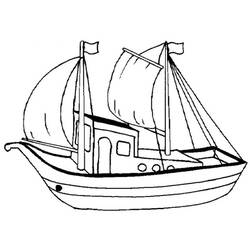 Coloring page: Sailboat (Transportation) #143599 - Free Printable Coloring Pages