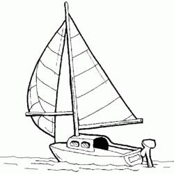 Coloring page: Sailboat (Transportation) #143602 - Free Printable Coloring Pages
