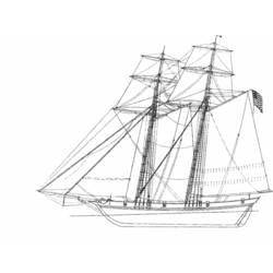 Coloring page: Sailboat (Transportation) #143614 - Free Printable Coloring Pages