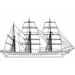 Coloring page: Sailboat (Transportation) #143617 - Free Printable Coloring Pages
