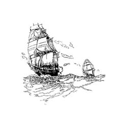 Coloring page: Sailboat (Transportation) #143636 - Free Printable Coloring Pages