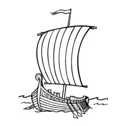 Coloring page: Sailboat (Transportation) #143637 - Free Printable Coloring Pages