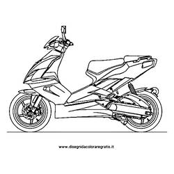Coloring page: Scooter (Transportation) #139542 - Printable coloring pages
