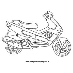 Coloring page: Scooter (Transportation) #139553 - Printable Coloring Pages