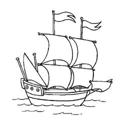 Coloring page: Ships and Boats (Transportation) #171591 - Free Printable Coloring Pages
