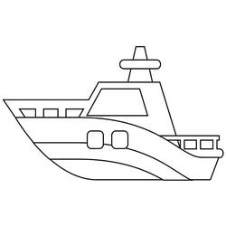 Coloring pages: Ships and Boats - Free Printable Coloring Pages
