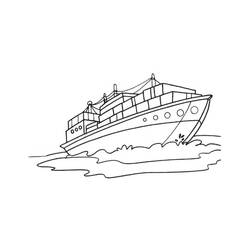 Coloring page: Ships and Boats (Transportation) #171597 - Free Printable Coloring Pages
