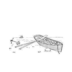 Coloring page: Ships and Boats (Transportation) #171599 - Free Printable Coloring Pages