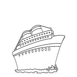 Coloring page: Ships and Boats (Transportation) #171602 - Free Printable Coloring Pages