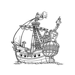 Coloring page: Ships and Boats (Transportation) #171604 - Free Printable Coloring Pages