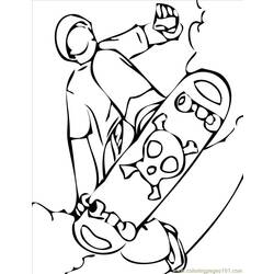Coloring page: Skateboard (Transportation) #139292 - Free Printable Coloring Pages