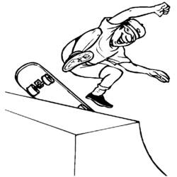 Coloring page: Skateboard (Transportation) #139297 - Free Printable Coloring Pages