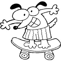 Coloring page: Skateboard (Transportation) #139299 - Free Printable Coloring Pages