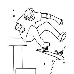 Coloring page: Skateboard (Transportation) #139305 - Free Printable Coloring Pages