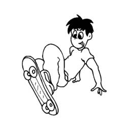 Coloring page: Skateboard (Transportation) #139306 - Free Printable Coloring Pages