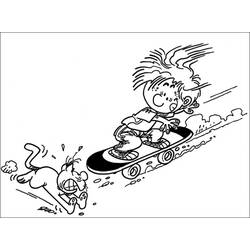 Coloring page: Skateboard (Transportation) #139312 - Free Printable Coloring Pages