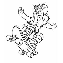 Coloring page: Skateboard (Transportation) #139316 - Free Printable Coloring Pages