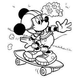 Coloring page: Skateboard (Transportation) #139329 - Printable coloring pages