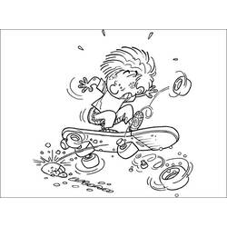 Coloring page: Skateboard (Transportation) #139332 - Free Printable Coloring Pages