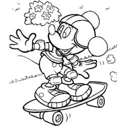 Coloring page: Skateboard (Transportation) #139364 - Free Printable Coloring Pages